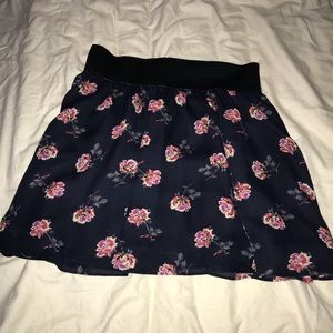 Floral Mini Skirt